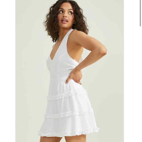 Halter Mini Dress - Picture 2 of 7